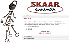 Skaar Locksmith website